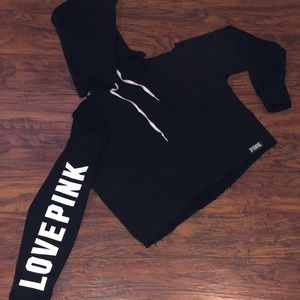 Victoria secret (PINK) workout crop sweater
